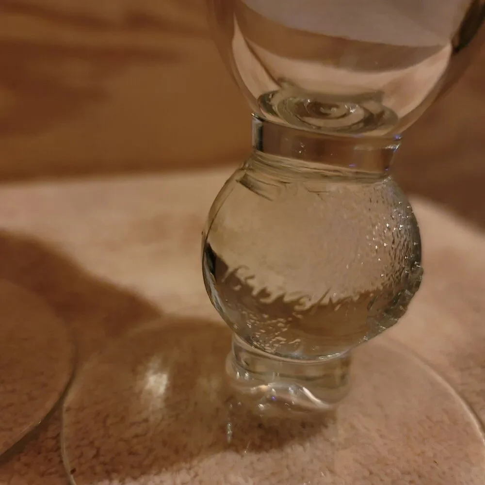 Budweiser Millenium Footed Glass